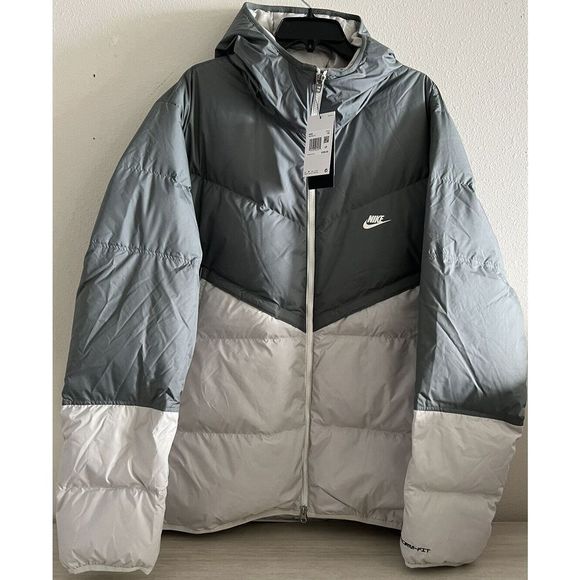 Nike Men's Sportswear Storm-Fit Windrunner Grey DD6795-077 Hooded Jacket XXL - Picture 3 of 12